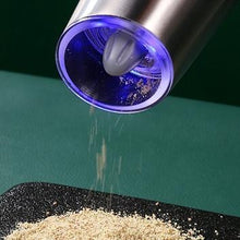 Load image into Gallery viewer, Premium Gravity Electric Salt and Pepper Grinder with LED Light