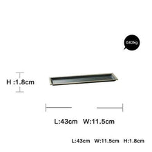 Load image into Gallery viewer, Ceramic Gold Inlay Plates Steak Food Dish Nordic Style Retro Tableware Bowl Ins Dinner Plate Cup High End Dinnerware Set