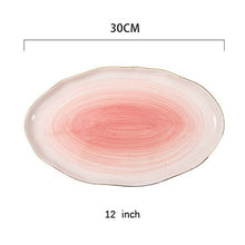 Load image into Gallery viewer, Gradient Color Ceramic Plate