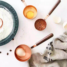 Load image into Gallery viewer, Black Walnut Rose Gold Spoon Set