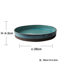 Load image into Gallery viewer, Creative Round Ceramic Plate