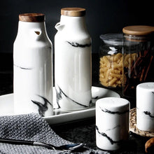 Load image into Gallery viewer, Simple Marbled Seasoning Pot Set