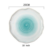 Load image into Gallery viewer, Gradient Color Ceramic Plate