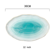 Load image into Gallery viewer, Gradient Color Ceramic Plate