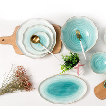 Load image into Gallery viewer, Gradient Color Ceramic Plate