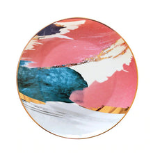 Load image into Gallery viewer, Watercolor Ceramic Porcelain Dinner Plates