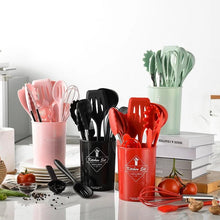 Load image into Gallery viewer, 12Pcs Silicone Kitchen Utensil Set, Nonstick Cookware (BPA Free)