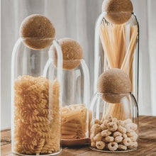 Load image into Gallery viewer, Glass Storage Container with Ball Cork