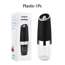 Load image into Gallery viewer, Premium Gravity Electric Salt and Pepper Grinder with LED Light