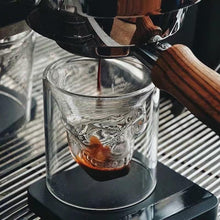 Load image into Gallery viewer, Skull Double Cup Coffee Mug Double-layered Transparent Crystal Skull Head Glass Cup For Household Whiskey Wine Vodka Bar Club Beer Wine Glass