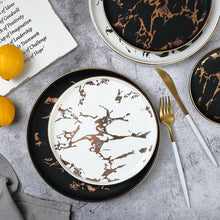 Load image into Gallery viewer, Marble Phnom Penh Ceramic Western Plate