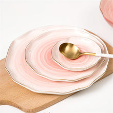 Load image into Gallery viewer, Gradient Color Ceramic Plate