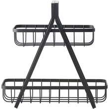 Load image into Gallery viewer, Two Tier Standing Rack Cabinet Organizer