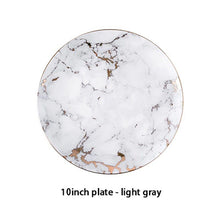 Load image into Gallery viewer, Marbled Ceramic Michelangelo Plate