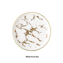 Load image into Gallery viewer, Marble Phnom Penh Ceramic Western Plate