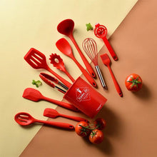 Load image into Gallery viewer, 12Pcs Silicone Kitchen Utensil Set, Nonstick Cookware (BPA Free)