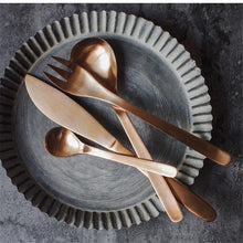 Load image into Gallery viewer, Rose Gold Stainless Steel Flatware Set