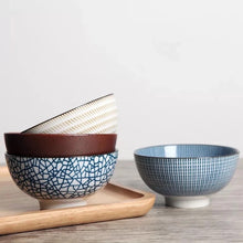 Load image into Gallery viewer, Traditional Japanese Bowl Set