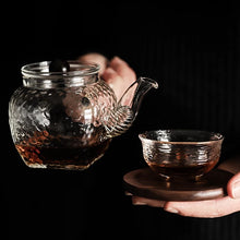 Load image into Gallery viewer, Wooden Handle Glass Teapot
