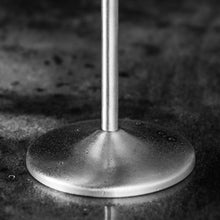 Load image into Gallery viewer, Stemmed Stainless Steel Wine Glasses, Elegant Silver Tone Drinkware for Cocktails