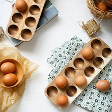 Load image into Gallery viewer, Premium Wood Egg Tray