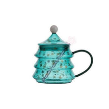 Load image into Gallery viewer, Crystal Christmas Tree Shaped Coffee Cup