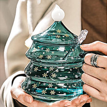 Load image into Gallery viewer, Crystal Christmas Tree Shaped Coffee Cup