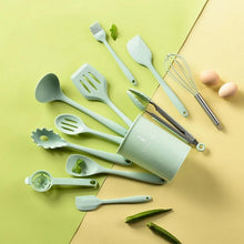 Load image into Gallery viewer, 12Pcs Silicone Kitchen Utensil Set, Nonstick Cookware (BPA Free)