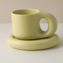 Load image into Gallery viewer, 300ml Fat Handle Creative Handmade Ceramic Mug