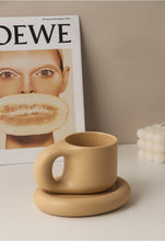 Load image into Gallery viewer, 300ml Fat Handle Creative Handmade Ceramic Mug