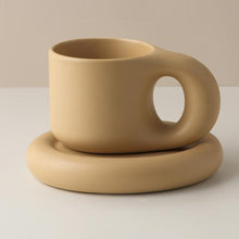 Load image into Gallery viewer, 300ml Fat Handle Creative Handmade Ceramic Mug