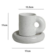 Load image into Gallery viewer, Fat Handle Creative Handmade Ceramic Mug