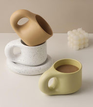 Load image into Gallery viewer, 300ml Fat Handle Creative Handmade Ceramic Mug