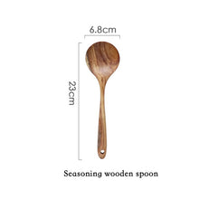 Load image into Gallery viewer, Solid Wood Cutlery Set