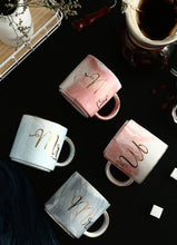 Load image into Gallery viewer, Mr and Mrs Couple Marble Coffee Mug