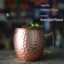 Load image into Gallery viewer, Moscow Mule Copper Mugs