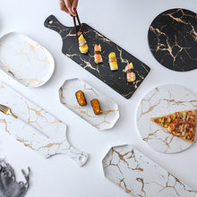 Load image into Gallery viewer, Creative Marbled Ceramic Tableware
