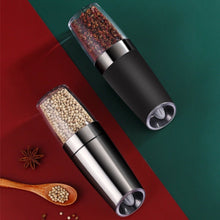 Load image into Gallery viewer, Premium Gravity Electric Salt and Pepper Grinder with LED Light
