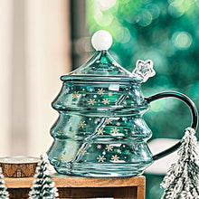 Load image into Gallery viewer, Crystal Christmas Tree Shaped Coffee Cup
