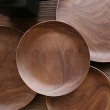 Load image into Gallery viewer, Unbreakable Classic Round Wood Dinner Plates
