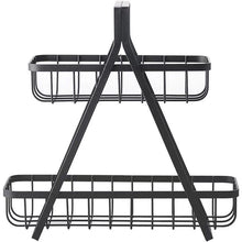 Load image into Gallery viewer, Two Tier Standing Rack Cabinet Organizer
