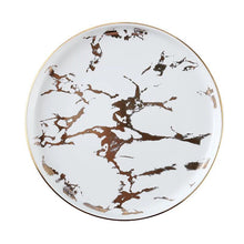 Load image into Gallery viewer, Marble Phnom Penh Ceramic Western Plate
