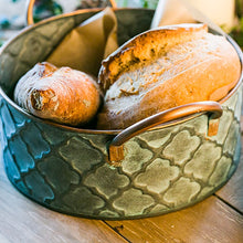 Load image into Gallery viewer, Iron Bread Basket Retro Antique Style
