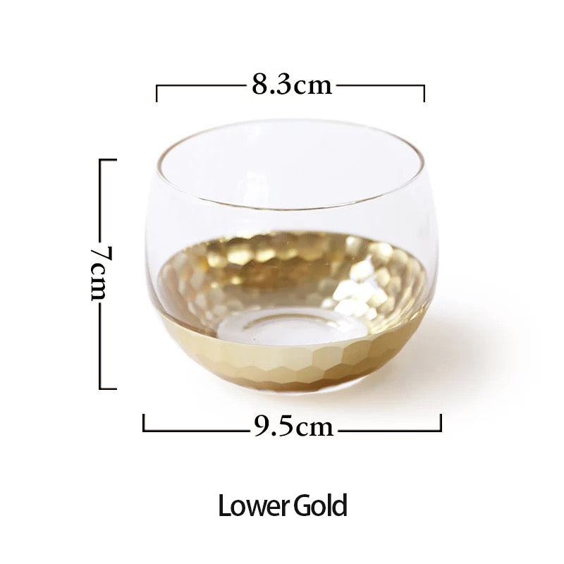 Creative Gold Foil Glass