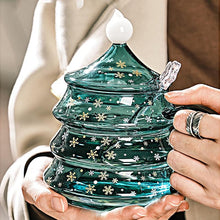Load image into Gallery viewer, Crystal Christmas Tree Shaped Coffee Cup
