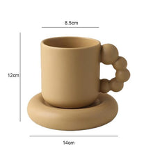 Load image into Gallery viewer, European Ceramics Coffee Cups And Saucers Tableware Coffee Plates Dishes Afternoon Tea Set Home Kitchen With Gift Box
