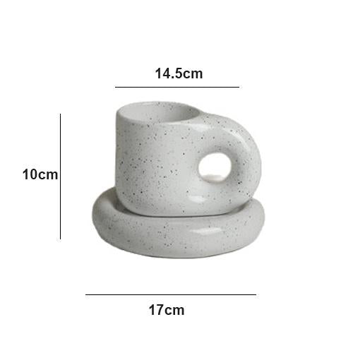 Fat Handle Creative Handmade Ceramic Mug