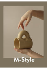 Load image into Gallery viewer, Fat Handle Creative Handmade Ceramic Mug
