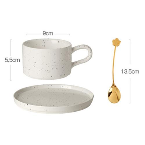 Coffee Mugs Ceramic Handmade Coffee Cups with Handle for Latte, Cappuccino, Hot chocolate