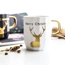 Load image into Gallery viewer, Christmas Elk Coffee Cup
